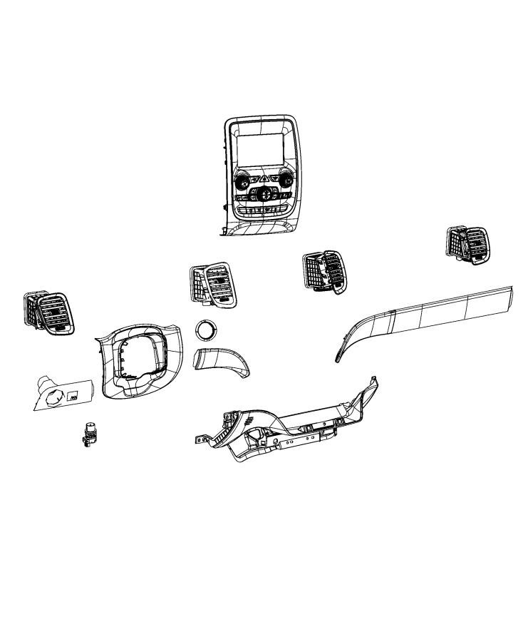 Instrument Panel - Trim. Diagram