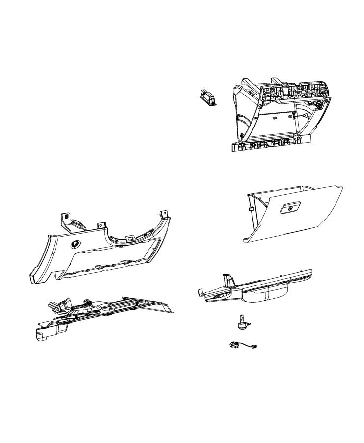 Diagram Instrument Panel, Lower. for your 1999 Chrysler 300  M 