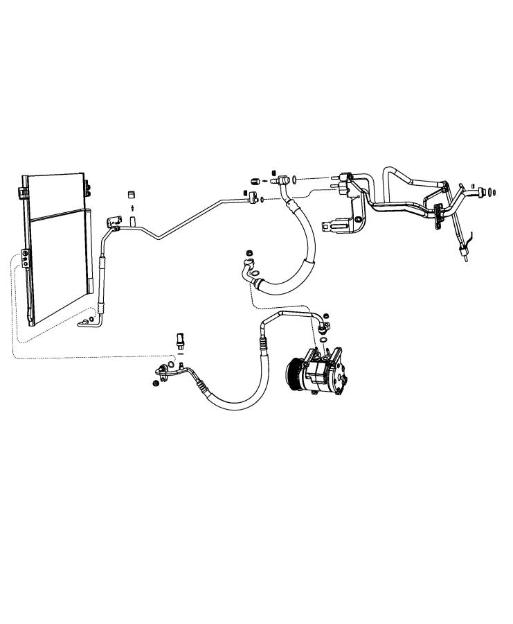 Diagram A/C Plumbing. for your Chrysler 300  M