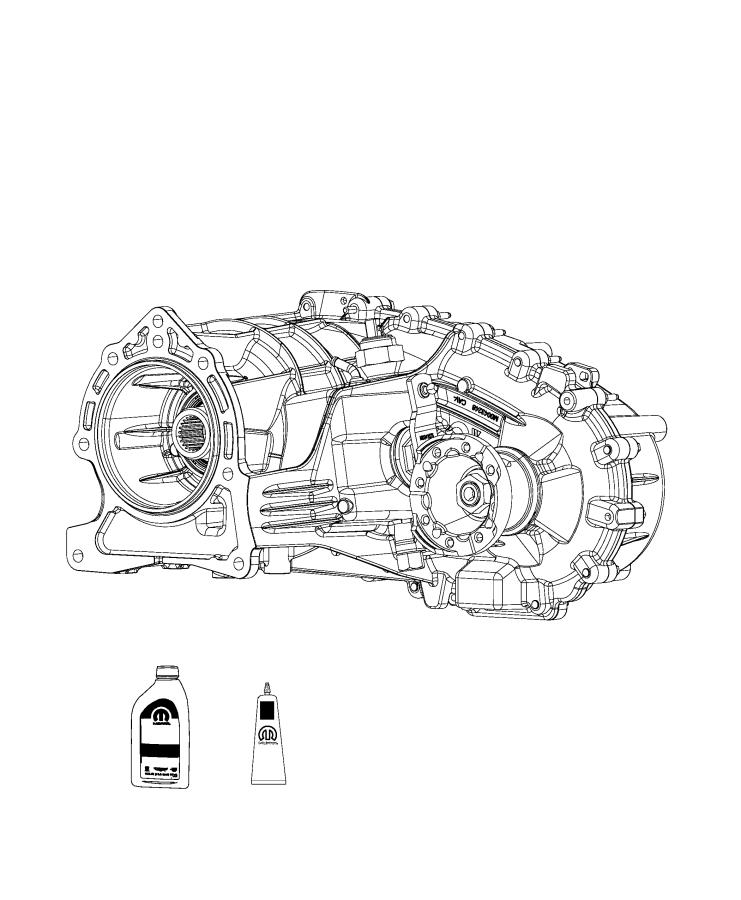 Full size assembly image of Transfer Case Assembly. (1/1)