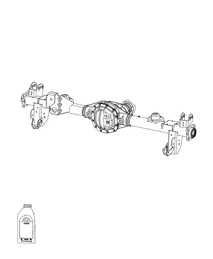 Diagram Axle Assembly, Rear. for your 2007 Dodge Dakota   