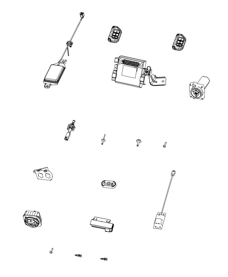 Diagram Modules, Body. for your Jeep Gladiator  