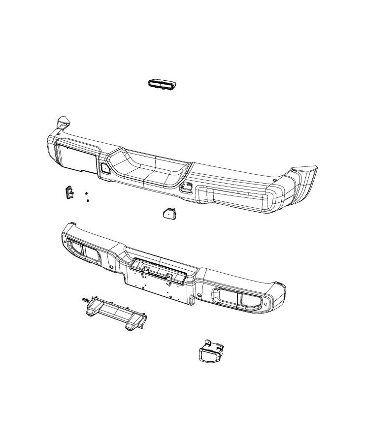 Diagram Lamps, Rear. for your Jeep Wrangler  