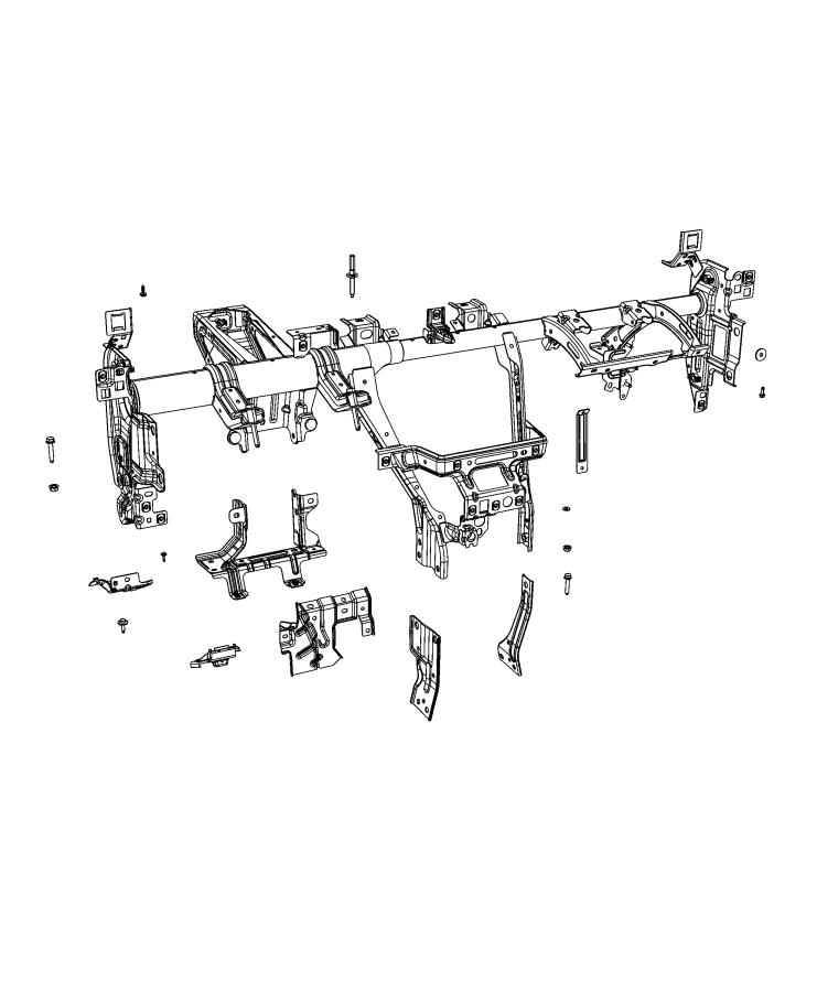 Instrument Panel and Structure. Diagram