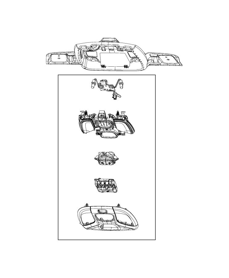 Diagram Overhead Console. for your Jeep Compass  