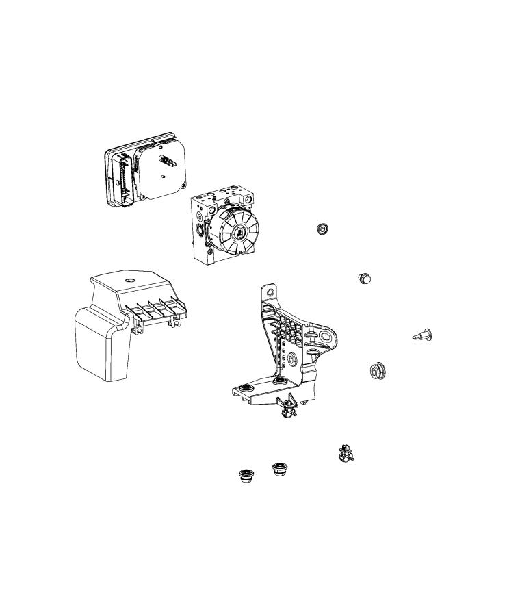 Diagram Hydraulic Control Unit. for your Jeep Compass  