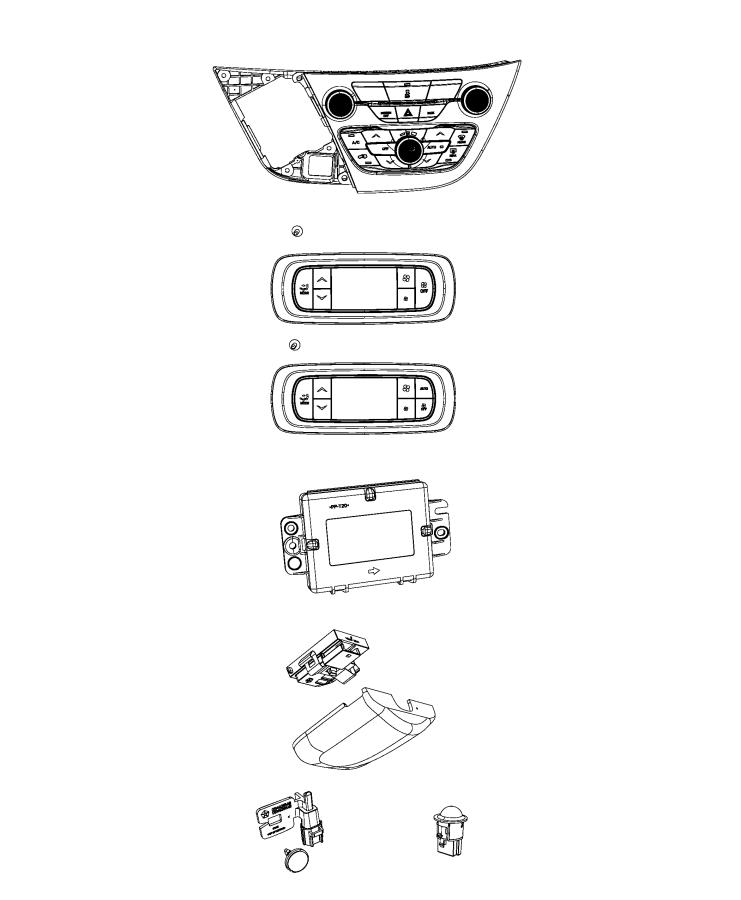 A/C and Heater Controls. Diagram