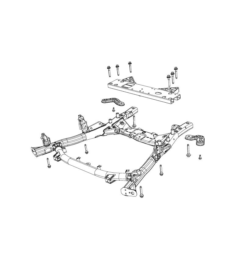 Diagram Crossmember, Front. for your Chrysler 300  M