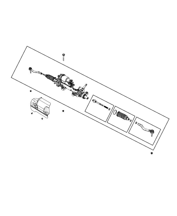 Diagram Gear Rack and Pinion. for your Chrysler Voyager  