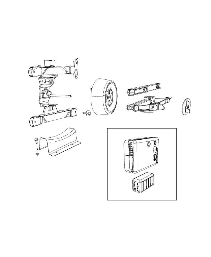 Jack Assembly And Tools. Diagram