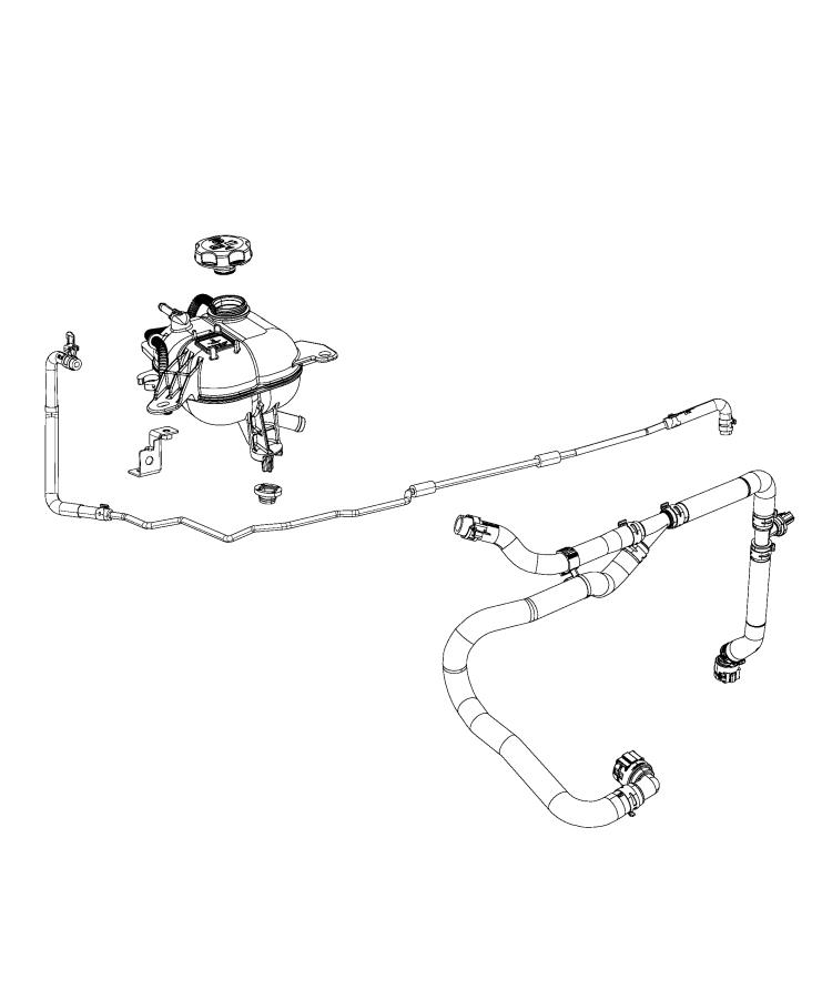 Diagram Coolant Recovery Bottle. for your Chrysler