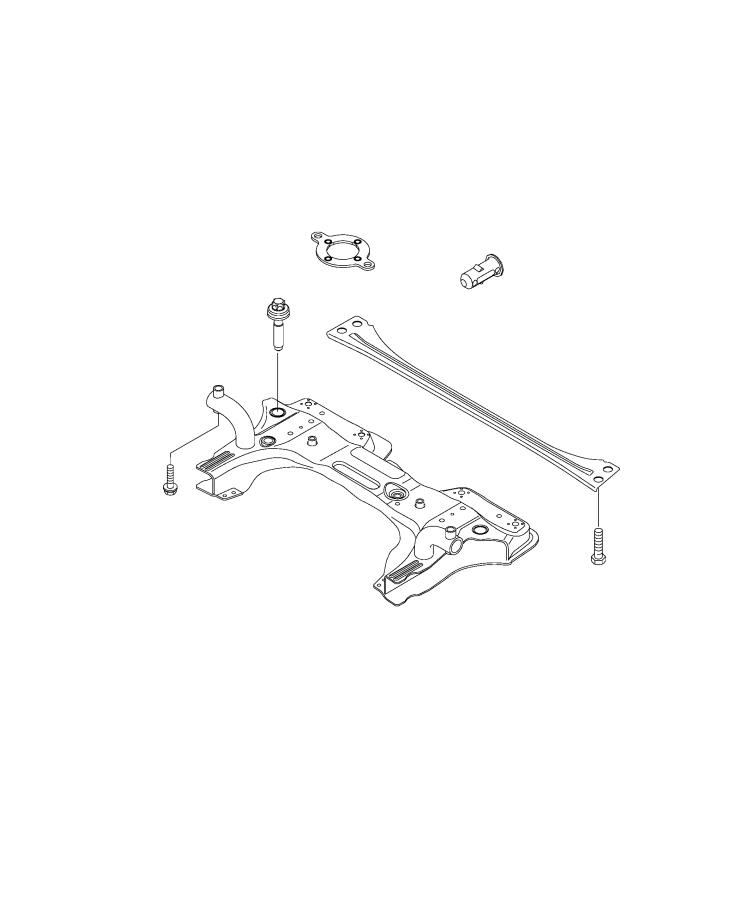 Diagram Crossmember. for your 2002 Chrysler 300  M 