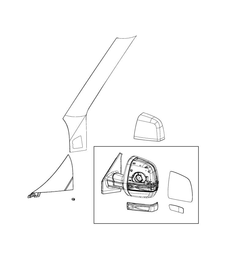 Exterior Mirrors. Diagram