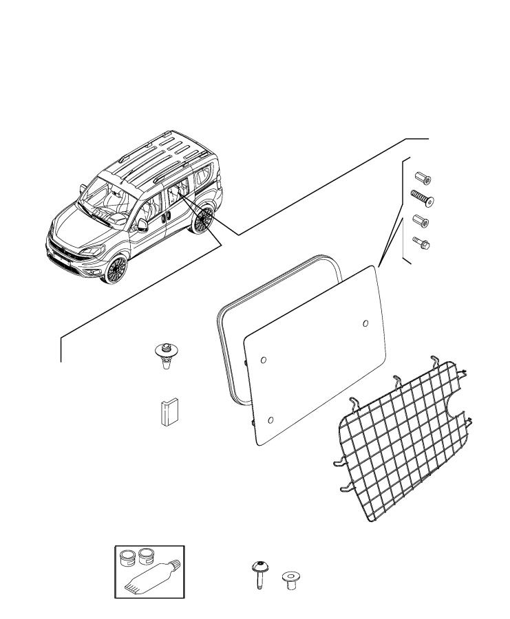 Diagram Glass Sliding Door. for your Chrysler 300  M