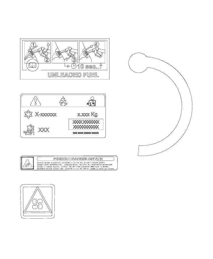 Diagram Labels. for your 2022 Fiat 500X   