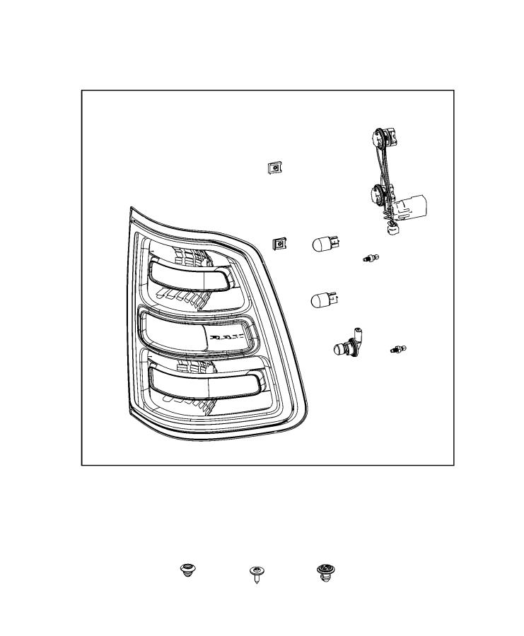 Diagram Parts, Tail Lamps Service. for your Chrysler 300  M