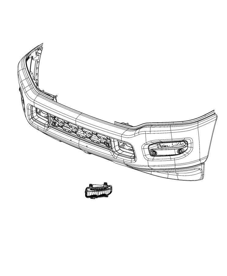 Diagram Lamps, Fog. for your Ram 1500  