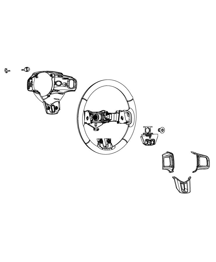 Diagram Steering Wheel Assembly. for your Dodge Challenger  