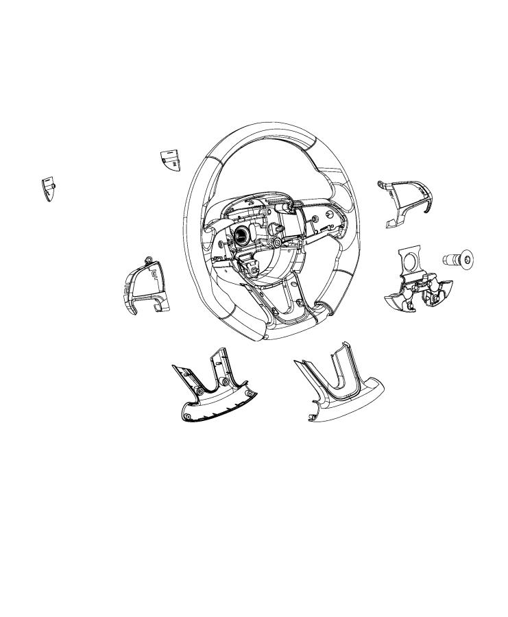 Diagram Steering Wheel Assembly SRT. for your Chrysler