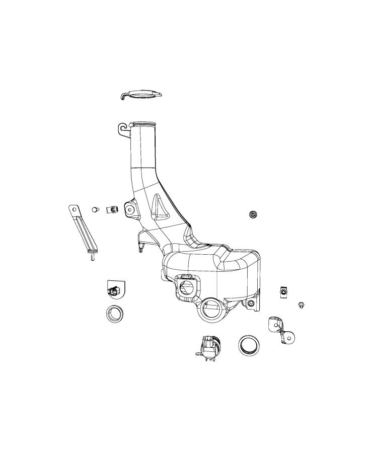 Reservoir, Windshield Washer. Diagram