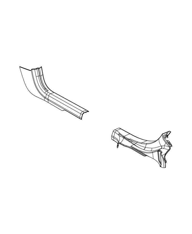 Diagram Cowl Side Panel and Scuff Plates. for your 2005 Chrysler 300   