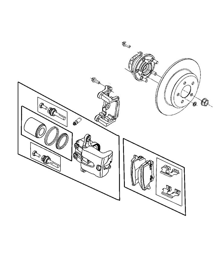 Diagram Brakes, Rear. for your Chrysler