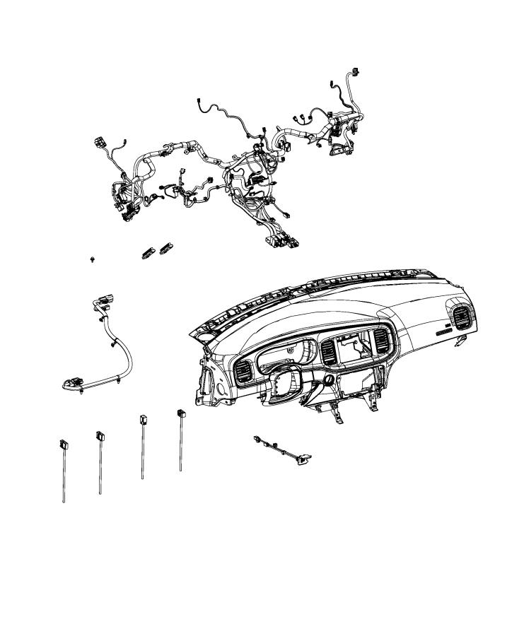 Diagram Wiring, Instrument Panel. for your 1999 Dodge Avenger   