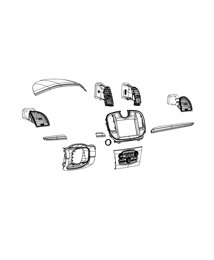 Diagram Instrument Panel - Trim. for your 2002 Chrysler 300  M 