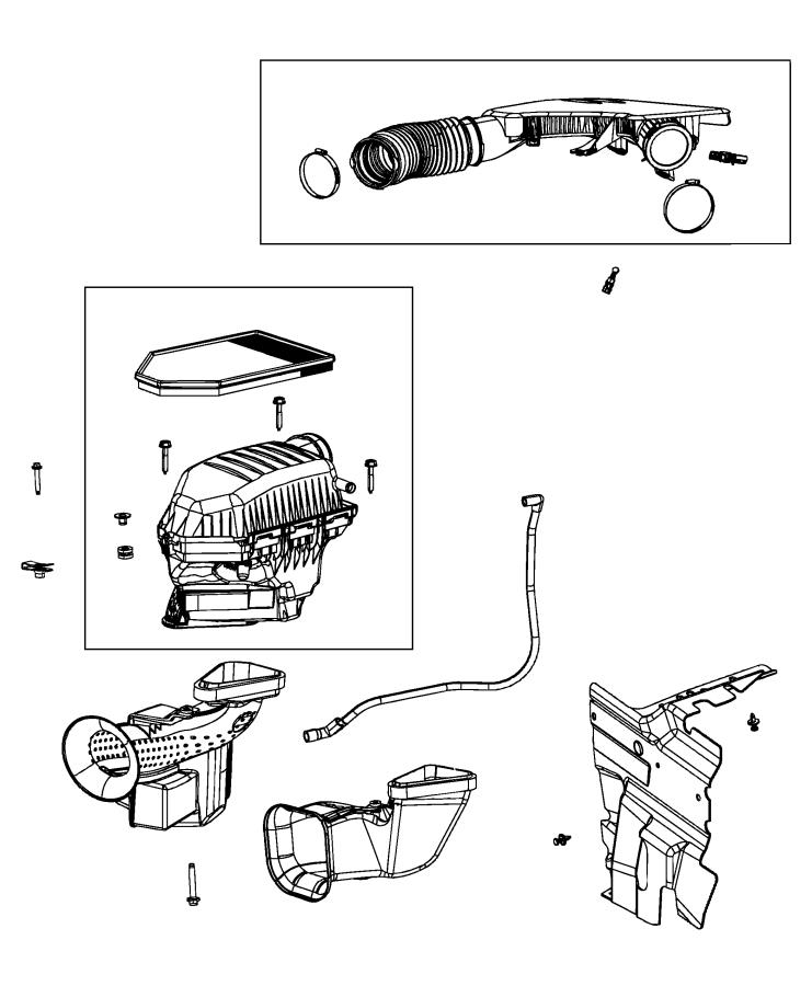 Diagram Air Cleaner and Related Parts. for your Chrysler