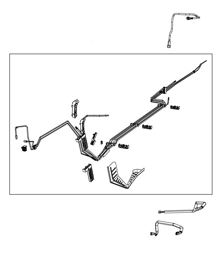 Diagram Fuel Lines/Tubes and Related Parts. for your Chrysler