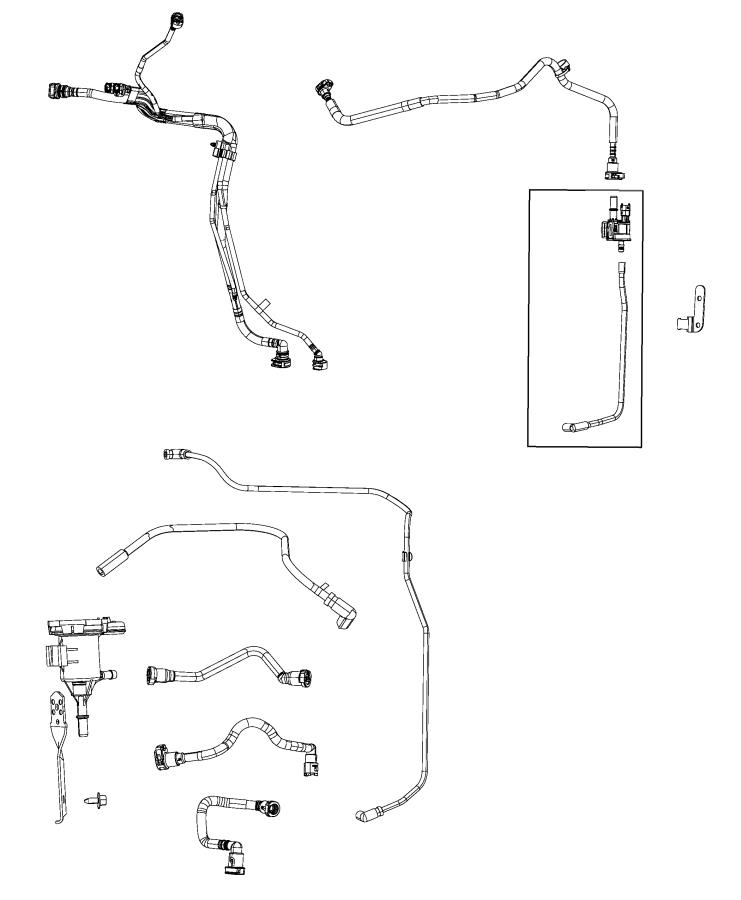 Diagram Emission Control Vacuum Harness. for your Chrysler