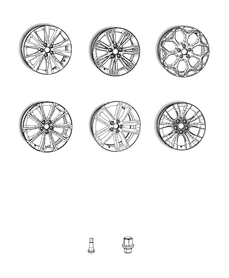 Diagram Wheels and Hardware. for your 2011 Dodge Charger   