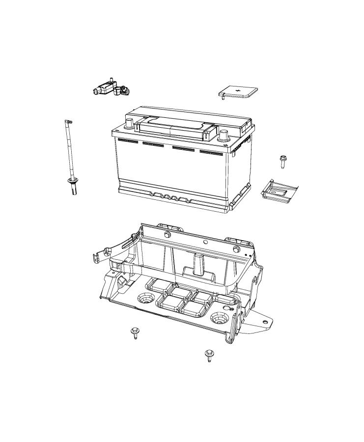 Full size assembly image of Battery. (1/1)