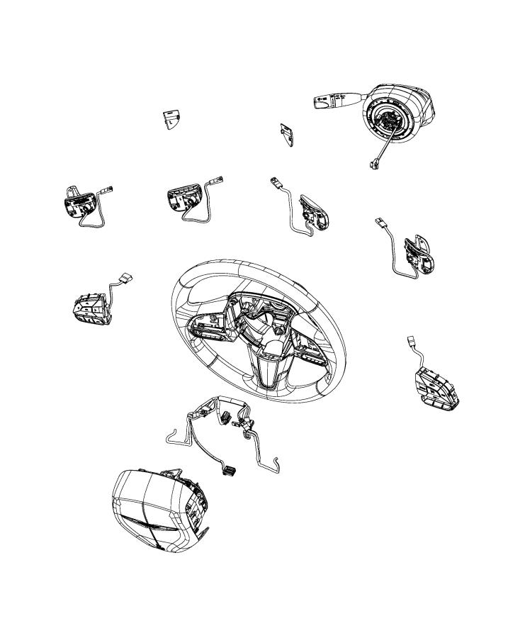 Diagram Switches, Steering Column and Wheel. for your Dodge Avenger  