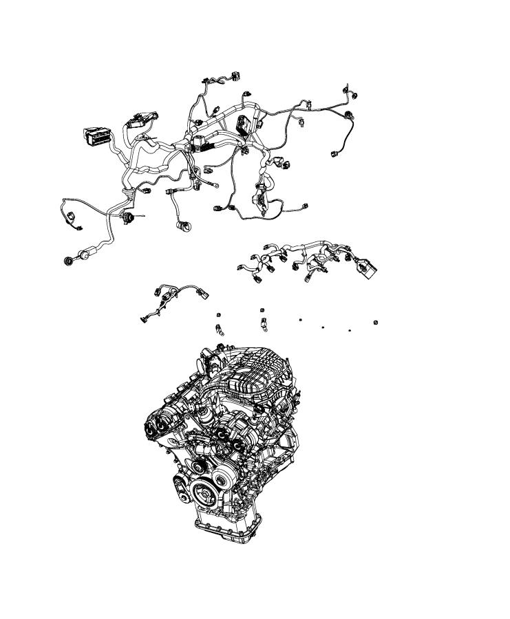 Full size assembly image of Wiring, Engine. (1/1)