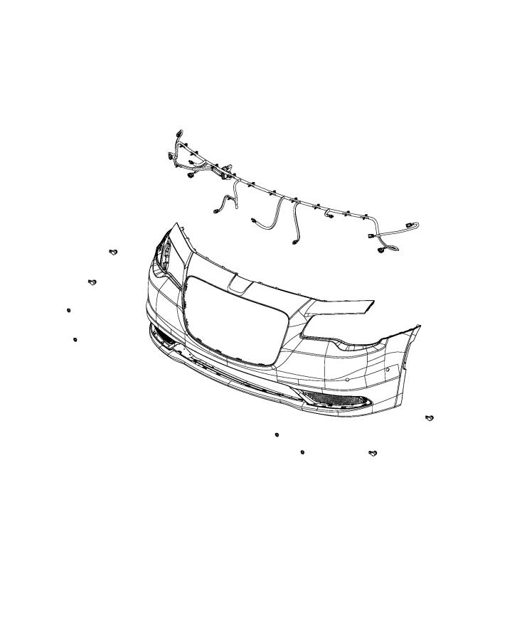 Diagram Park Assist, Front. for your Chrysler 300  