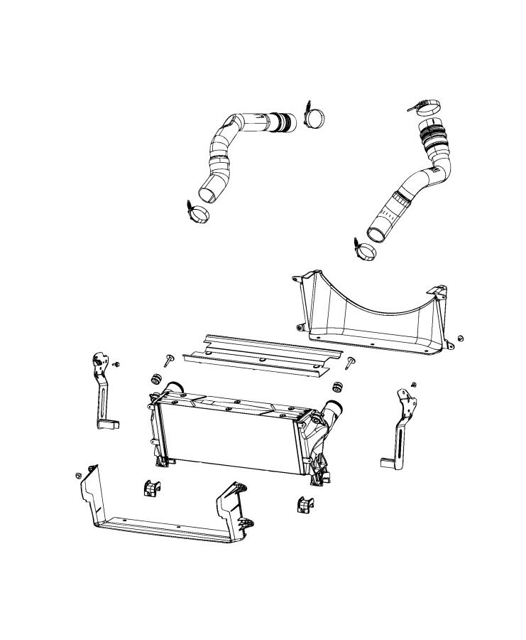 Charge Air Cooler. Diagram