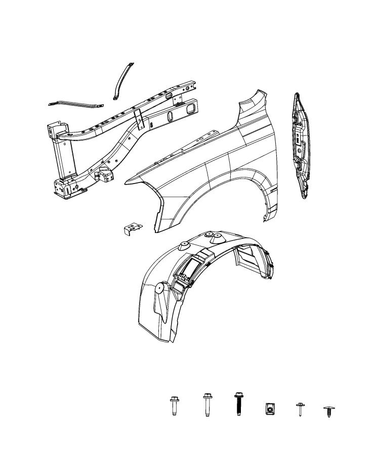 Front Fender. Diagram