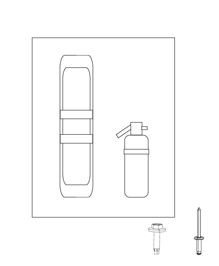 Diagram Emergency Roadside Tools. for your Ram 2500  