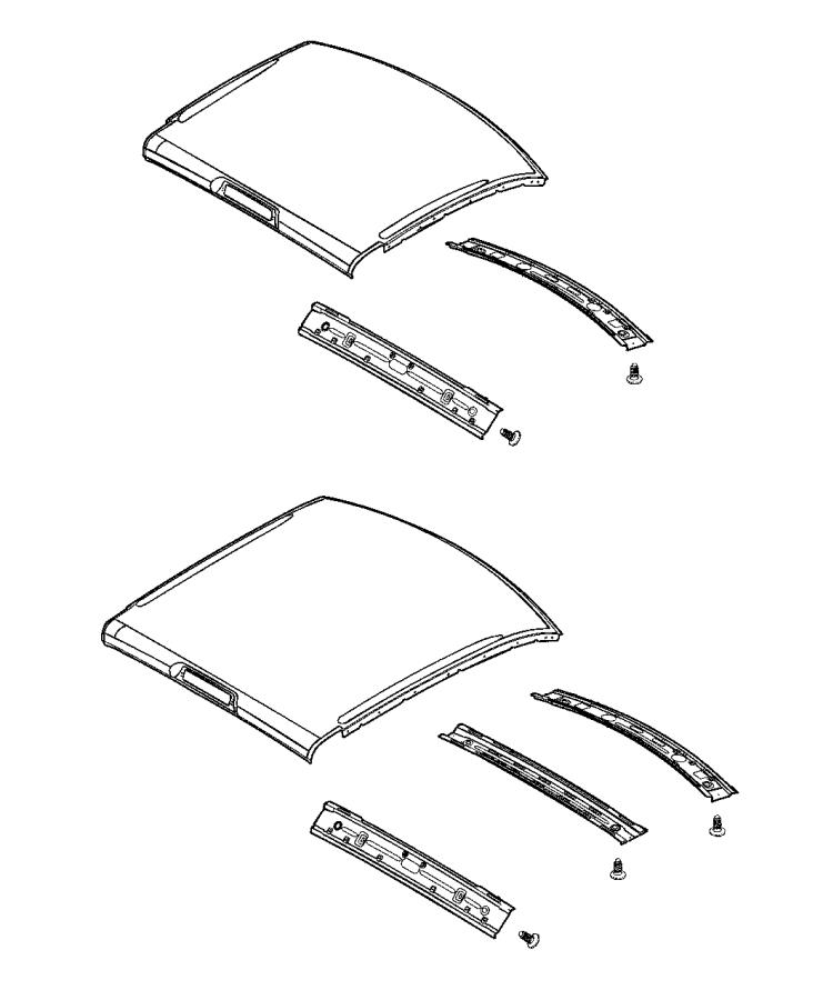 Diagram Roof Panel. for your 2020 Ram 3500   