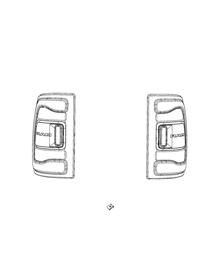 Parts, Tail Lamps Service. Diagram