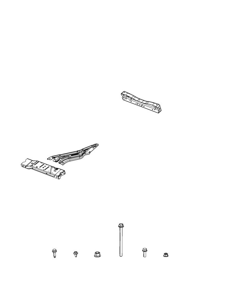 Diagram Underbody Shields and Plates. for your 2020 Ram 3500   