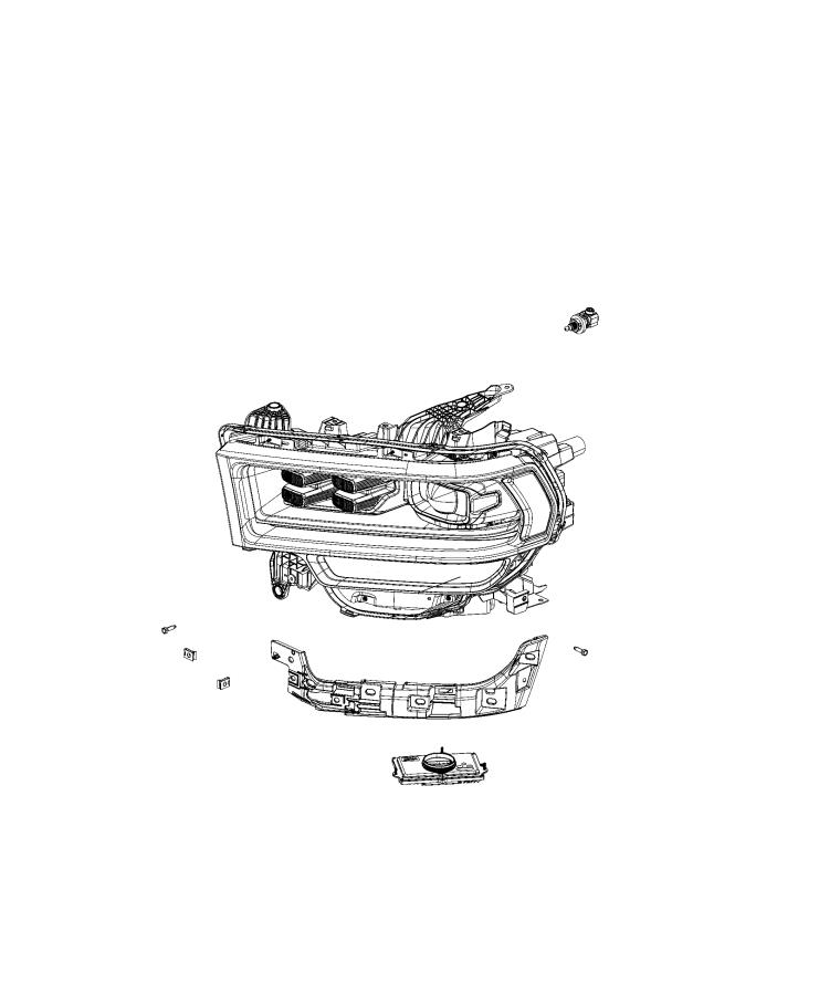 Diagram Parts, Headlamp Service. for your 2003 Chrysler 300  M 