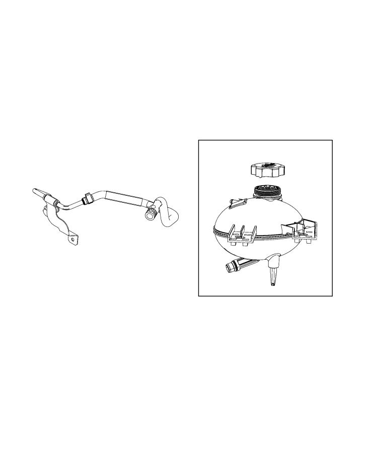 Diagram Coolant Recovery Bottle. for your 2002 Chrysler 300  M 