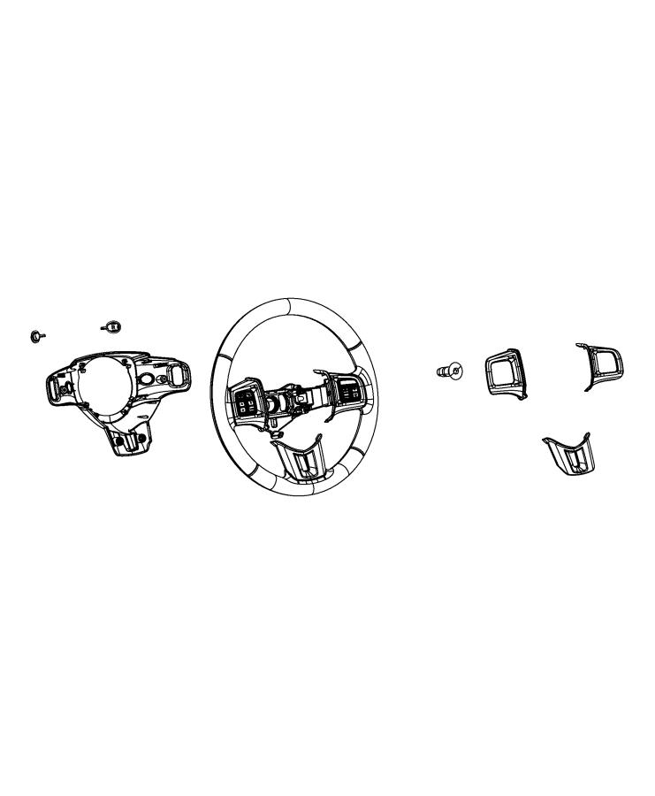 Steering Wheel Assembly. Diagram