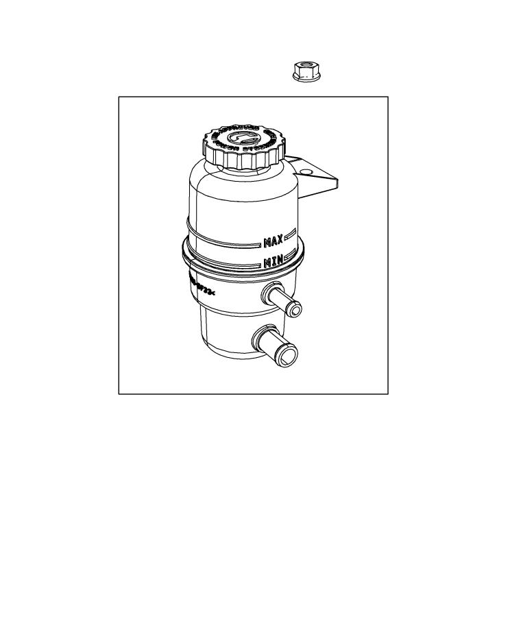 Diagram Power Steering Reservoir. for your Dodge Grand Caravan  