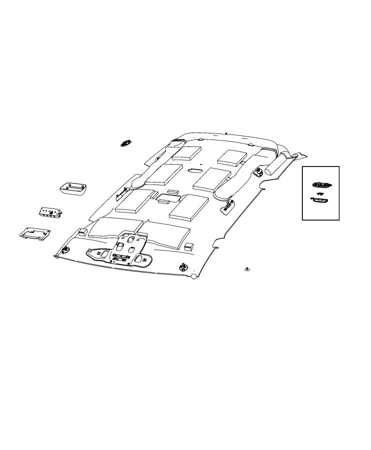 Diagram Headliners. for your Dodge Grand Caravan  