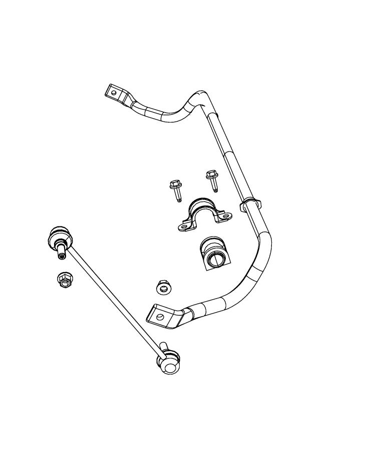 Diagram Stabilizer Bar, Front. for your Chrysler 300  M