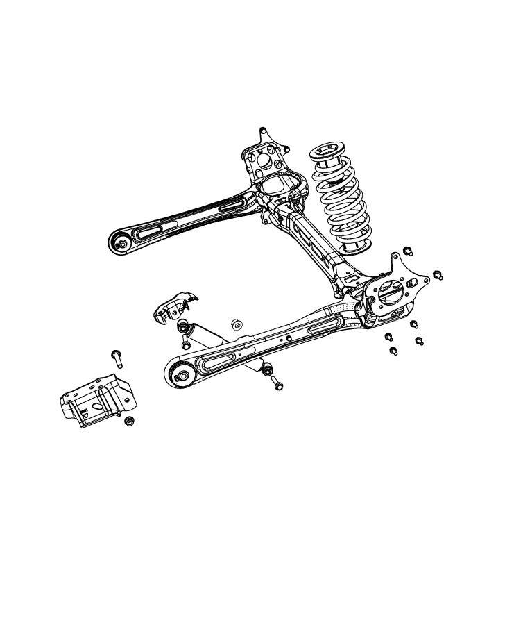 Diagram Suspension, Rear. for your 2003 Chrysler 300  M 