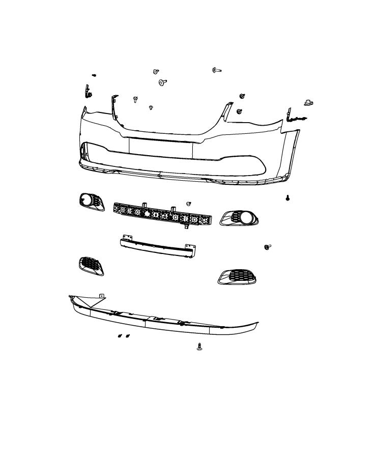 Diagram Fascia, Front. for your Dodge Grand Caravan  